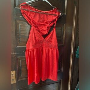 Vintage 2 pc Dreamaway Red cami + panty set
Size LG NWT
Made in USA
5503 01737